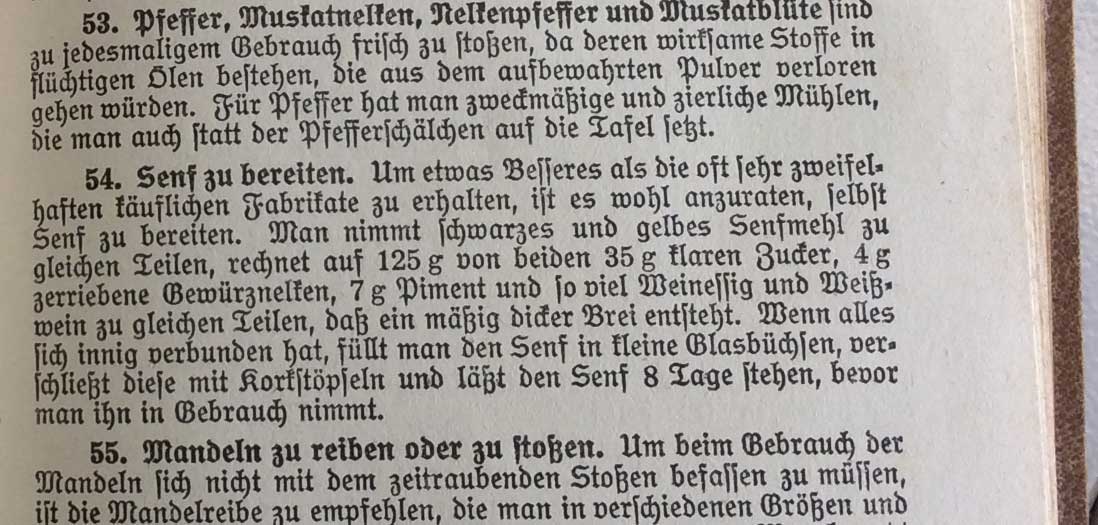 Senf selber machen
