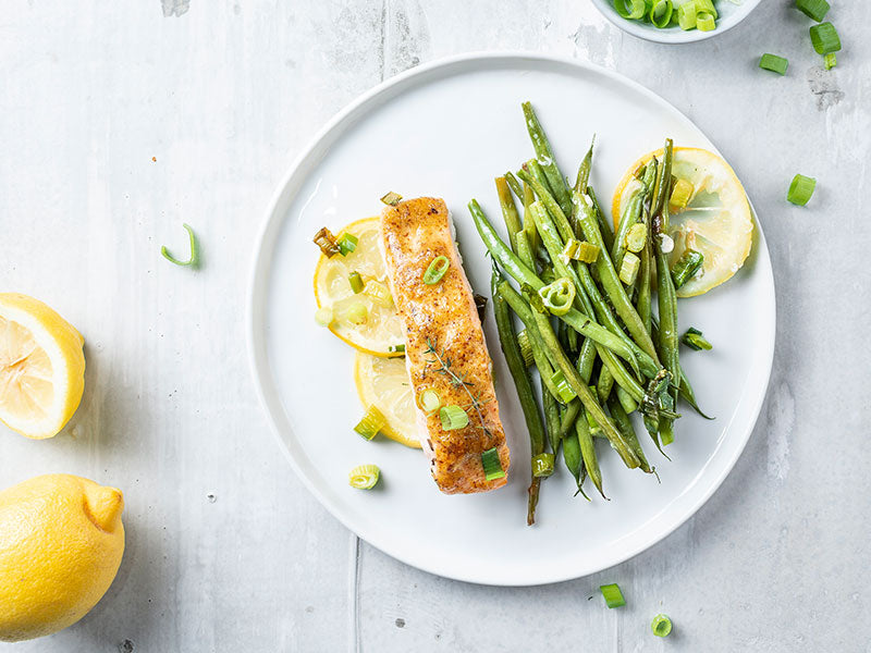 Zitronen-Senf-Lachs aus dem Ofen