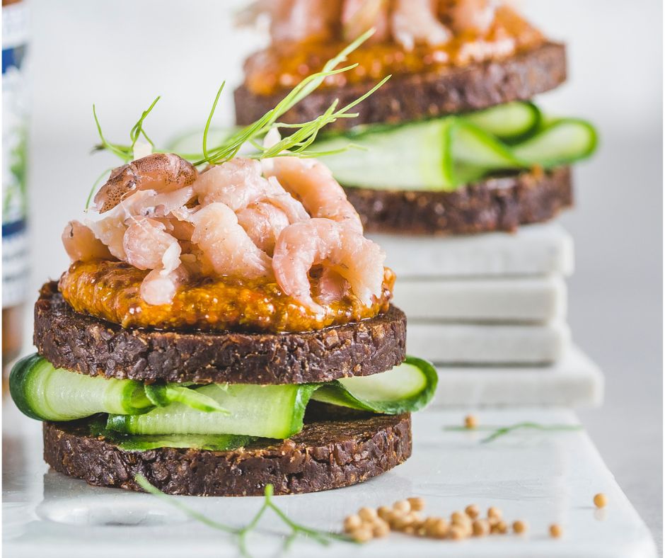 Nordsee-Pumpernickel mit Haven- oder Kuttersenf ein Genuss