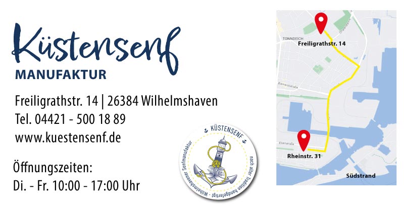 Küstensenf - Wilhelmshavener Senfmanufaktur